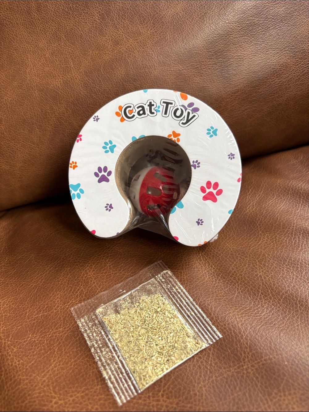 Cat Toy scratching board interactive toy with ball & Catnip